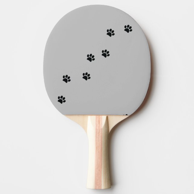 Raquette De Ping Pong Empreintes de pattes (Devant)