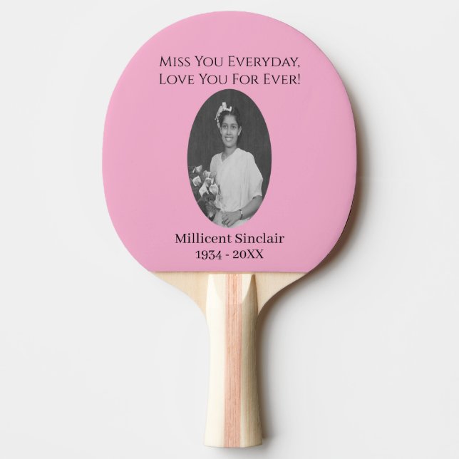 Raquette De Ping Pong En mémoire d'amour - Souvenir (Devant)