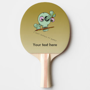 Raquette De Ping Pong Enseignant stressé Drôle crâne