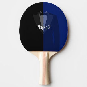 Raquette De Ping Pong Enterrement de vie de garçon bleu/noir