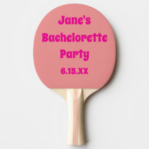 Raquette De Ping Pong Enterrement de vie de jeune fille