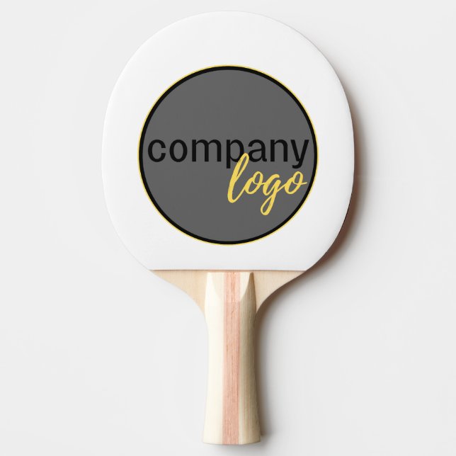 RAQUETTE DE PING PONG ENTREPRISE MODERNE PROPRE LOGO PROMOTIONNEL BLANC (Devant)