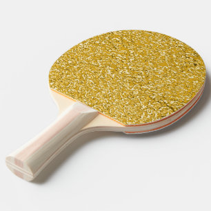 Raquette De Ping Pong Éperons PURE GOLD + votre image ou votre signe