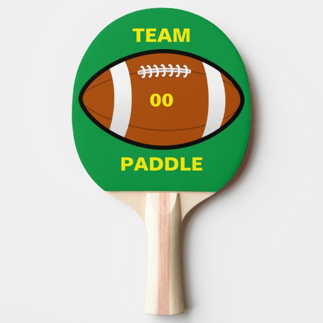 Raquette De Ping Pong Équipe De Football Ping Pong Paddle (Devant)