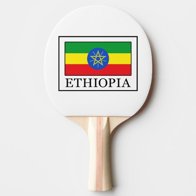 Raquette De Ping Pong Éthiopie (Devant)