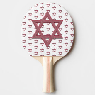 Raquette De Ping Pong Étoile rouge de David sans couture