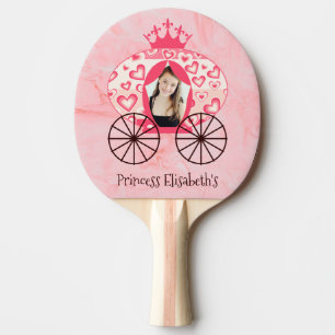Raquette De Ping Pong Fairytale Royal Princess Carriage Girl Anniversair