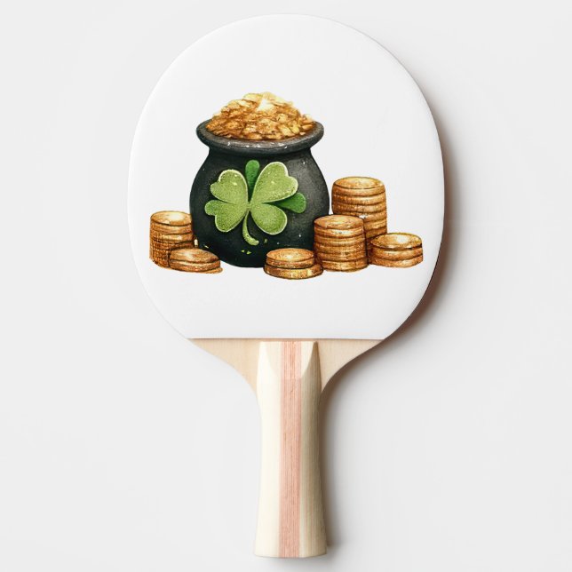 Raquette De Ping Pong Fête de la Saint-Patrick (Devant)
