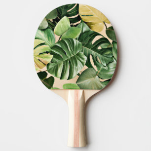 Raquette De Ping Pong Feuilles florales/hawaïennes/tropicales