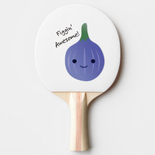 Raquette De Ping Pong figue Awesome Fig Pun
