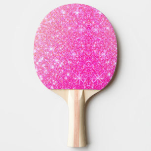 Raquette De Ping Pong Fille rose étincelle