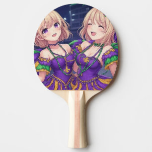 Raquette De Ping Pong Filles d'anime Mardi Gras 