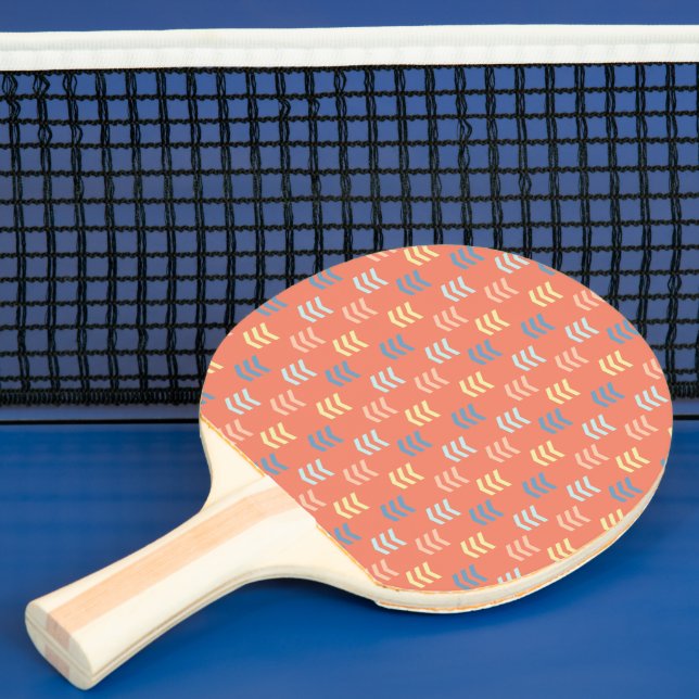 Raquette De Ping Pong Flèches Boho Ping Pong Paddle personnalisé | 2 côt (Insitu)