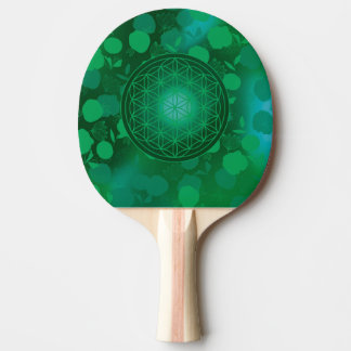 Raquette De Ping Pong fleur de vie, chakra, zen, géométrique sacrée, pur