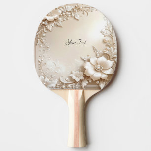 Raquette de ping pong Fleurs d'Ivoire