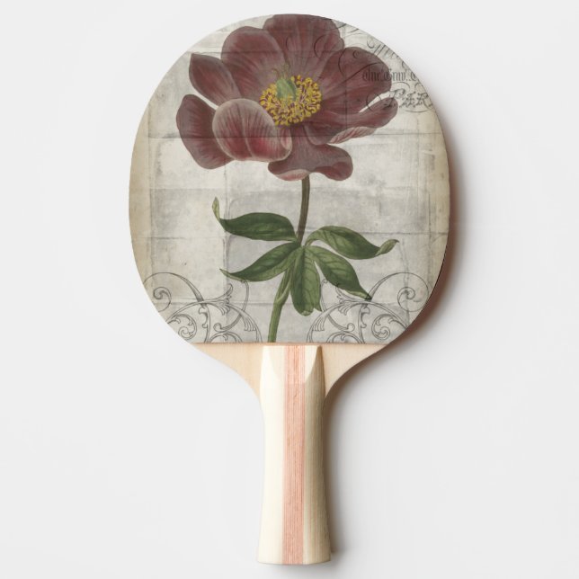 Raquette De Ping Pong Floral français I (Devant)