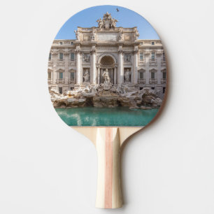 Raquette De Ping Pong Fontaine de Trevi tôt le matin - Rome, Italie