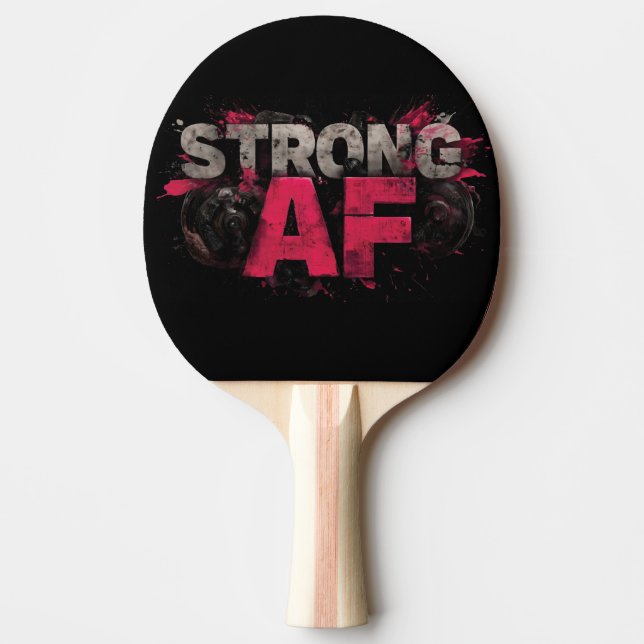 Raquette De Ping Pong "Force AF" Gras et Gritty Graphisme (Devant)