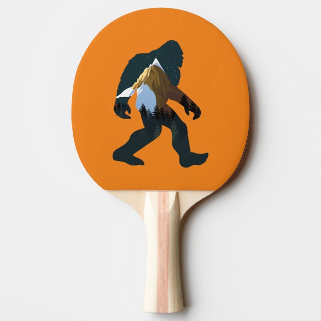Raquette De Ping Pong Forêt de nuit Bigfoot (Dos)