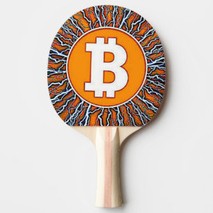 Raquette De Ping Pong Foudre de Bitcoin,