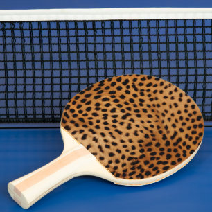 Raquette De Ping Pong Fourrure animale Cheetah