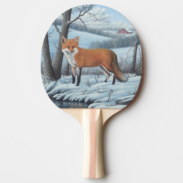 Raquette De Ping Pong Fox rouge (Devant)