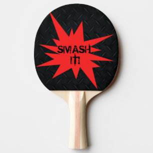 Raquette De Ping Pong Fracas il ! Palette drôle réversible de ping-pon