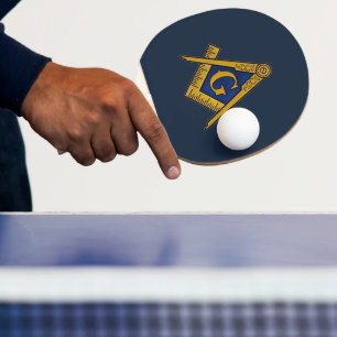 Raquette De Ping Pong Freemason Party BBQ Masonic Freemasony
