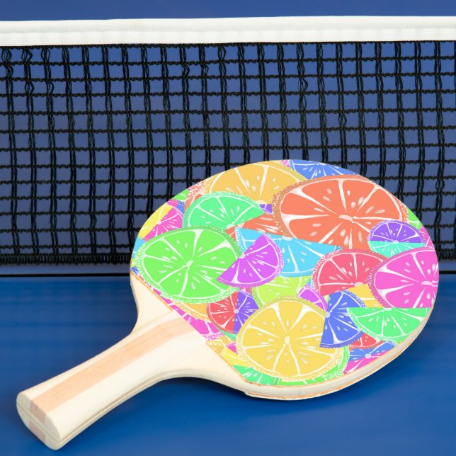Raquette De Ping Pong Fruit Tutti tranches de fruits colorées (Insitu)