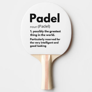 Raquette De Ping Pong Funny Padel coach fille Sport Vintage Game Fans