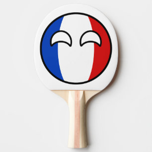Raquette De Ping Pong Funny Trending Geeky France Countryball