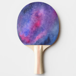 Raquette De Ping Pong Galaxie ultra-violette