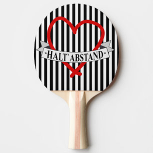 RAQUETTE DE PING PONG GARDE DE DISTANCE A COEUR