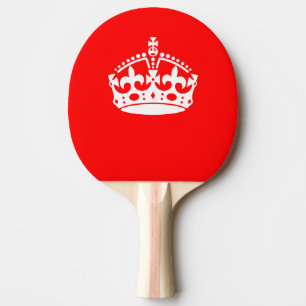 Raquette De Ping Pong GARDEZ LA COURONNE CALME sur la personnaliser