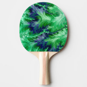 Raquette De Ping Pong ~ GAZE VERT ~ Fractal original ~ Ping Pong Paddle