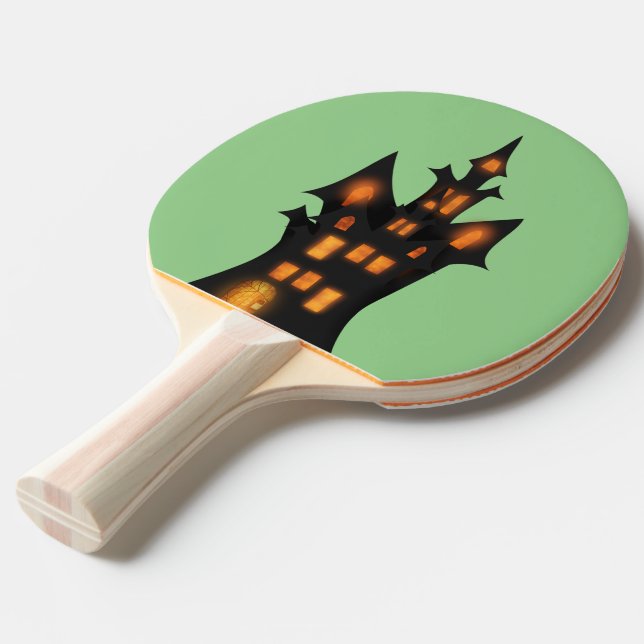 Raquette De Ping Pong Ghoul's Grip : Ping Pong Paddle d'inspiration Hall (Devant Angle)