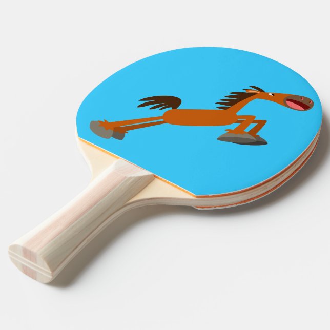 Raquette De Ping Pong Giddyup, Horsey ! Pagaie de ping-pong pour chevaux (Devant Angle)
