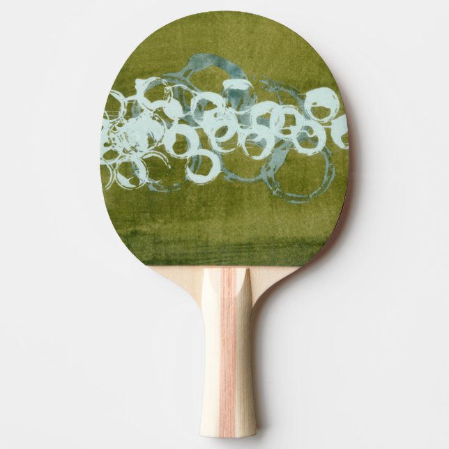 Raquette De Ping Pong Globes verts I (Devant)