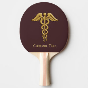 Raquette De Ping Pong Golden Double Snake Caduceus
