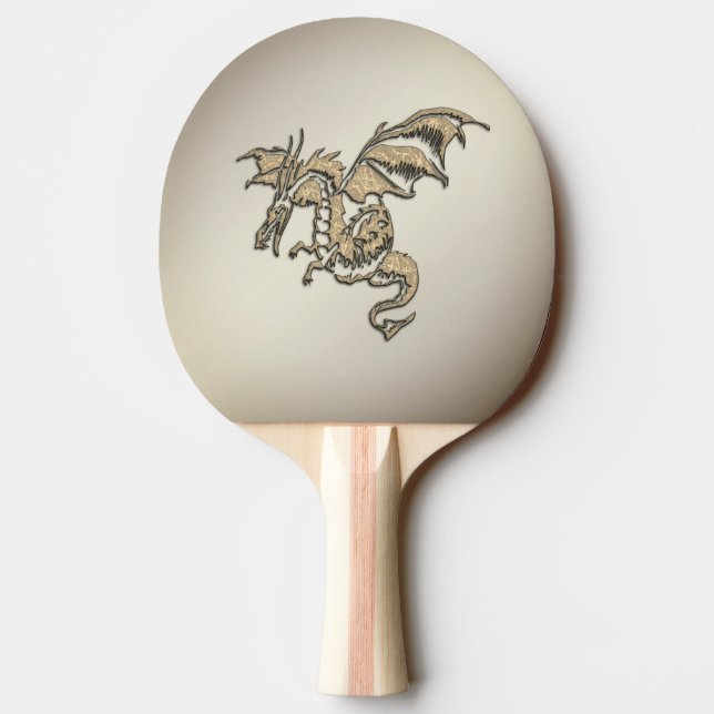 Raquette De Ping Pong Golden Dragon (Dos)