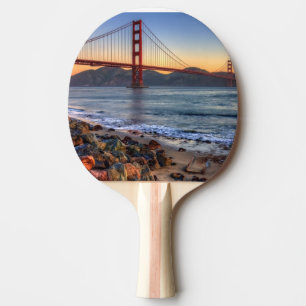 Raquette De Ping Pong Golden gate bridge de traînée de San Francisco B