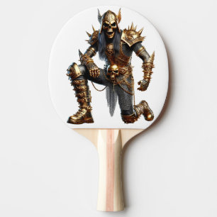 Raquette De Ping Pong Golden metal et Sting Man