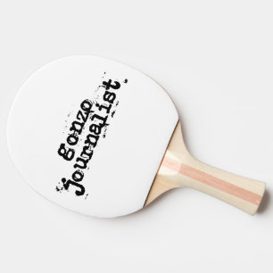 Raquette De Ping Pong Gonzo Journaliste