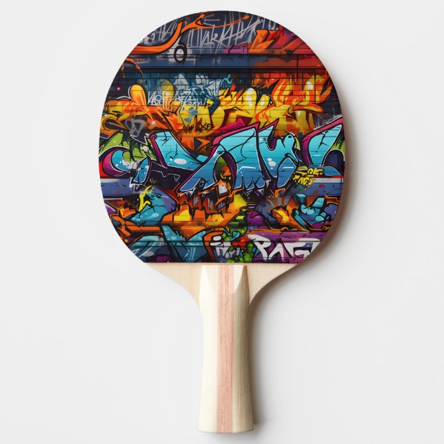 Raquette De Ping Pong Graffiti Ping Pong Paddle (Devant)