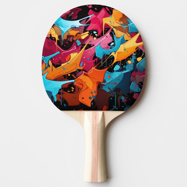 Raquette De Ping Pong Graffiti Ping Pong Paddle (Devant)