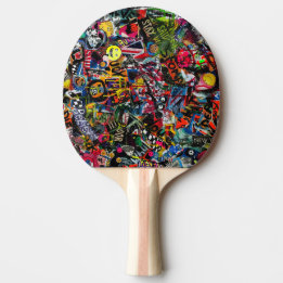 Raquette De Ping Pong Graffiti Ping Pong Paddle par Ray Dust