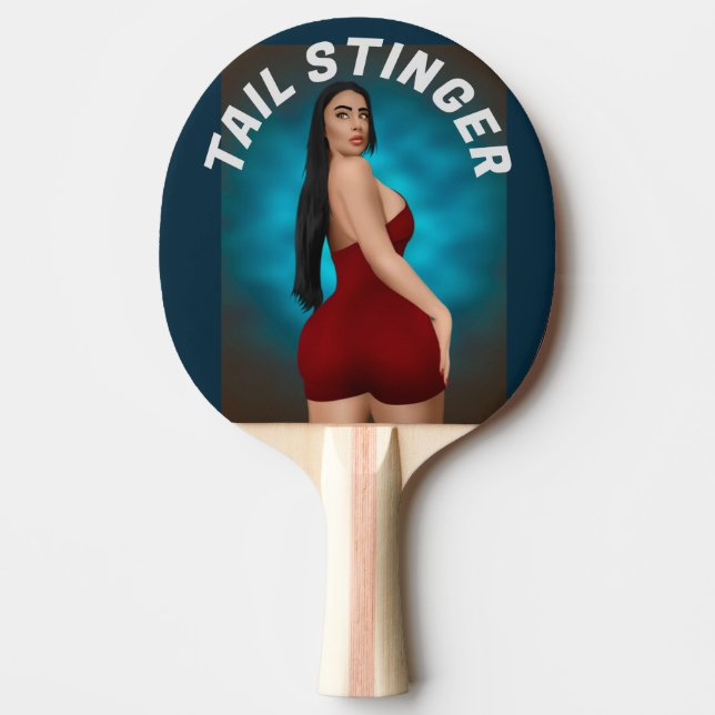 RAQUETTE DE PING PONG GRAND BAS BEAUTY TAIL STINGER PING PONG PADDLES (Devant)