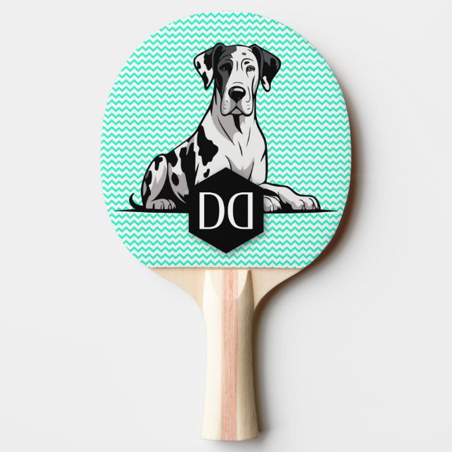 Raquette De Ping Pong Grand Danois DD Identité (Dos)