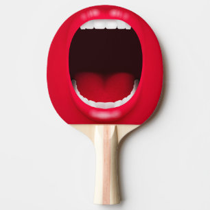 Raquette De Ping Pong Grande Bouche