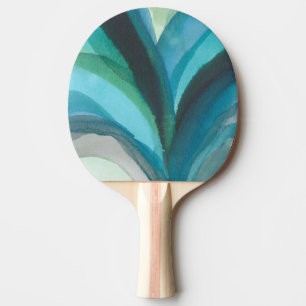 Raquette De Ping Pong Grande feuille bleue I